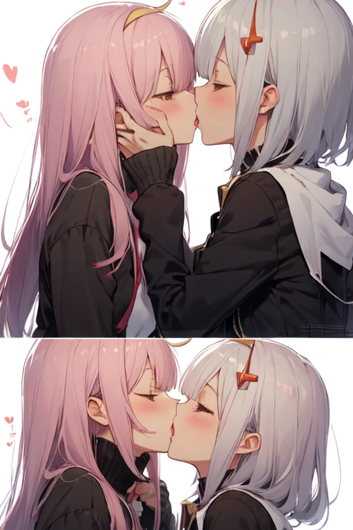 Anime shop girl kiss