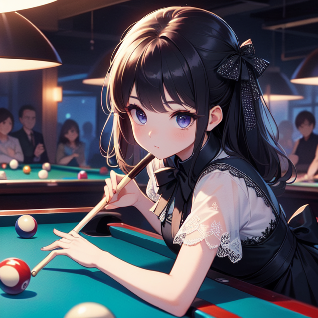 AI Art Model: girl like pool ball | PixAI