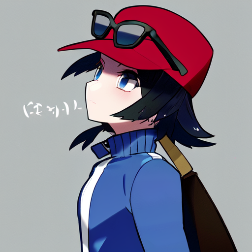 AI Art: Calem thinking by @Team Yell Grunt | PixAI