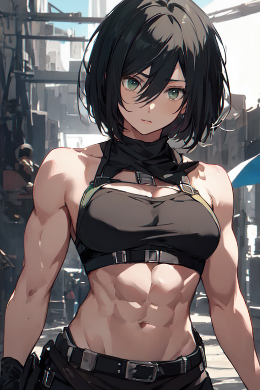 AI Art: Mikasa Akerman masterpiece by @Whiti Plays | PixAI