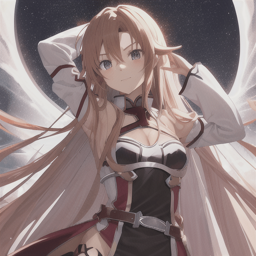 AI Art: Yuuki Asuna by @Phi