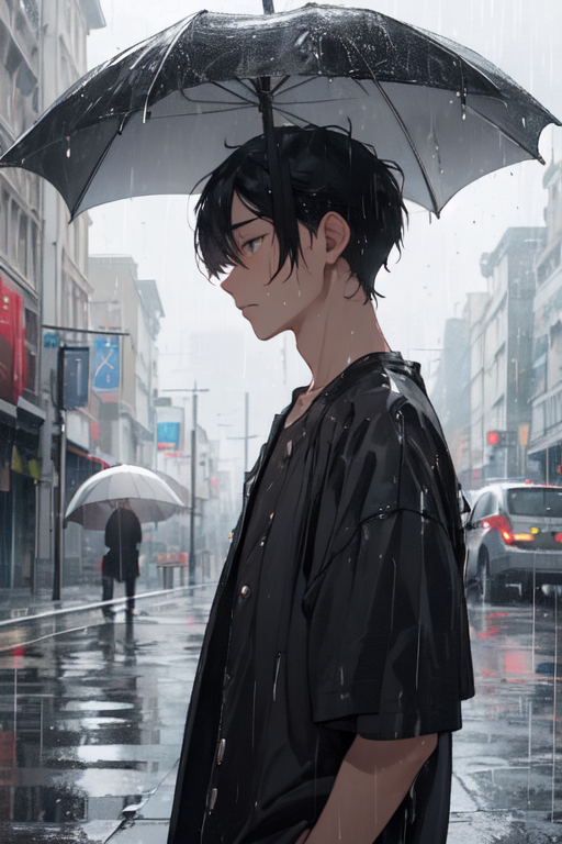 Sad Boy Risuyu - Illustrations ART street