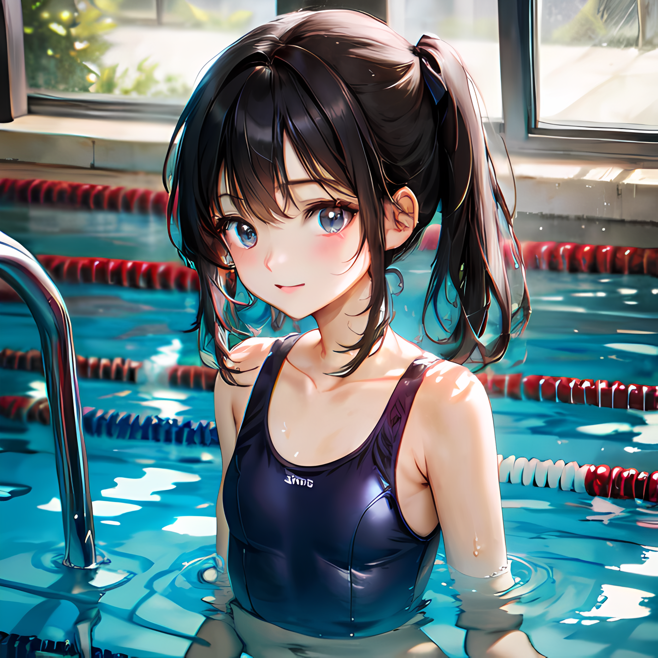 AI Art: Swimming School by @ponu2 | PixAI