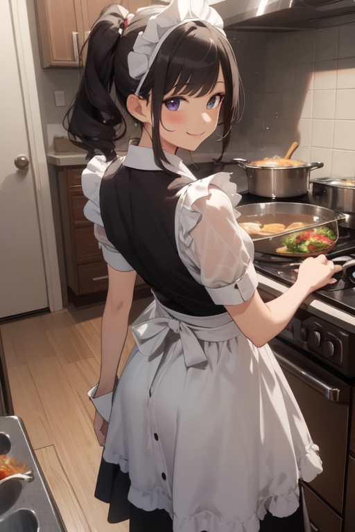 AI Art: Kitchen maid by @bula600