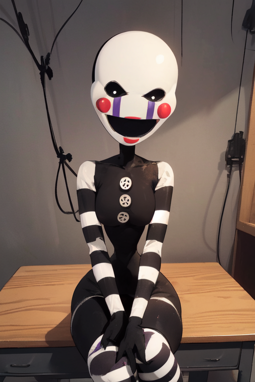 AI Art: FNAF 2 Marionette Puppet by @Johnous | PixAI