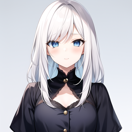 AI Art Anime Girl With Long Hair by Kanae Kocho PixAI