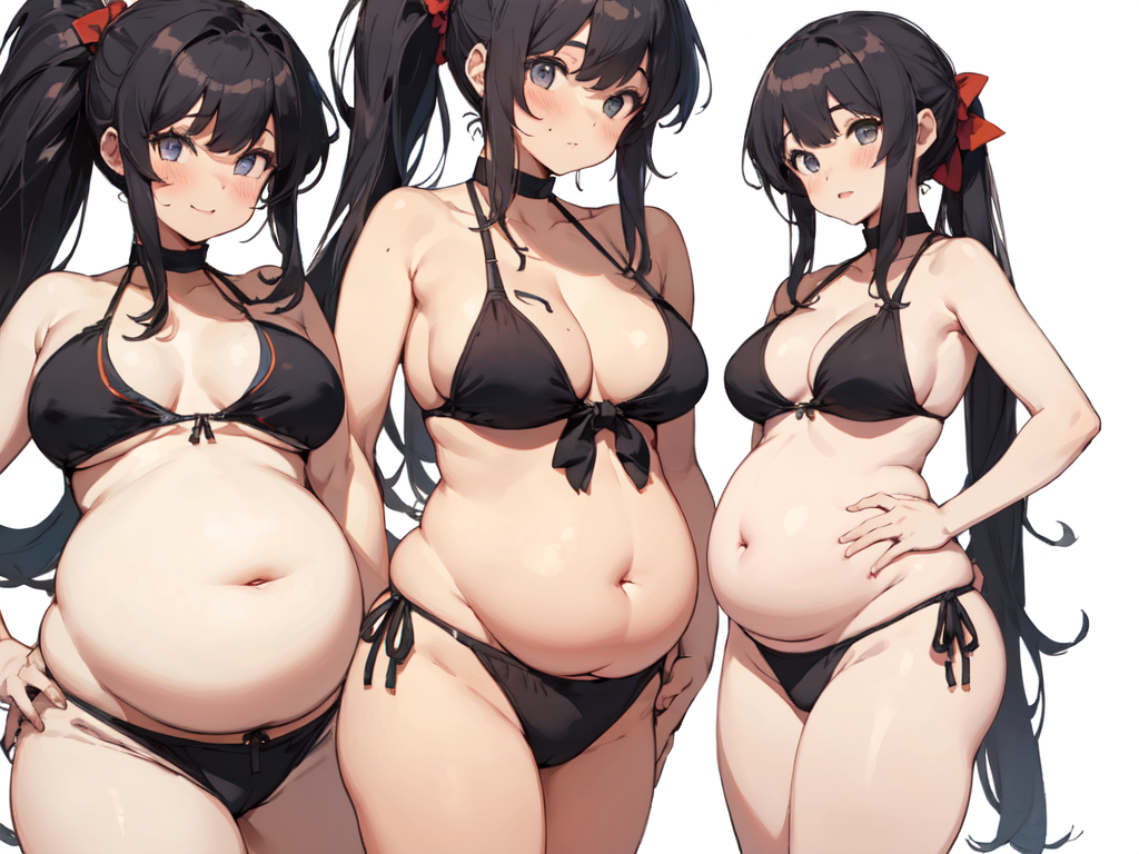 AI Art: Chubby Girls in Bikinis 23 by @Sucario | PixAI