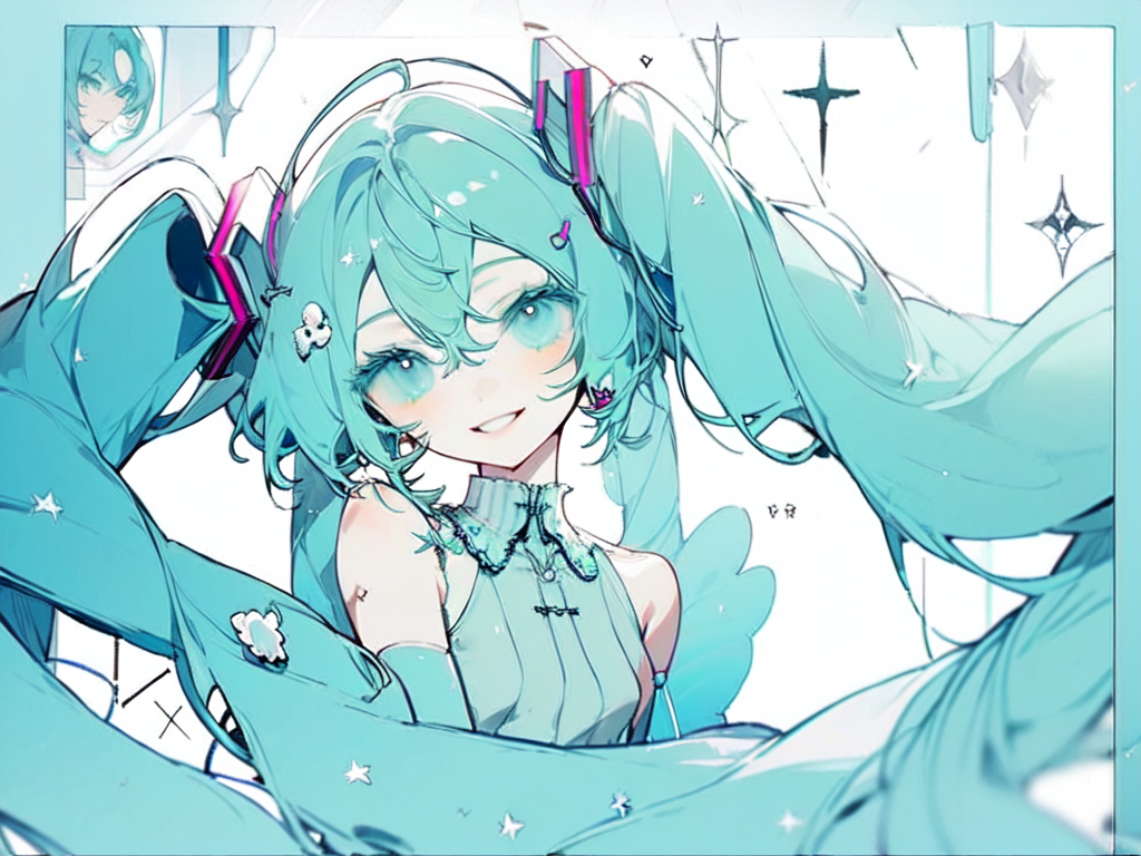 AI Art: miku by @ミ@そのままのプロンプト使用❌ | PixAI