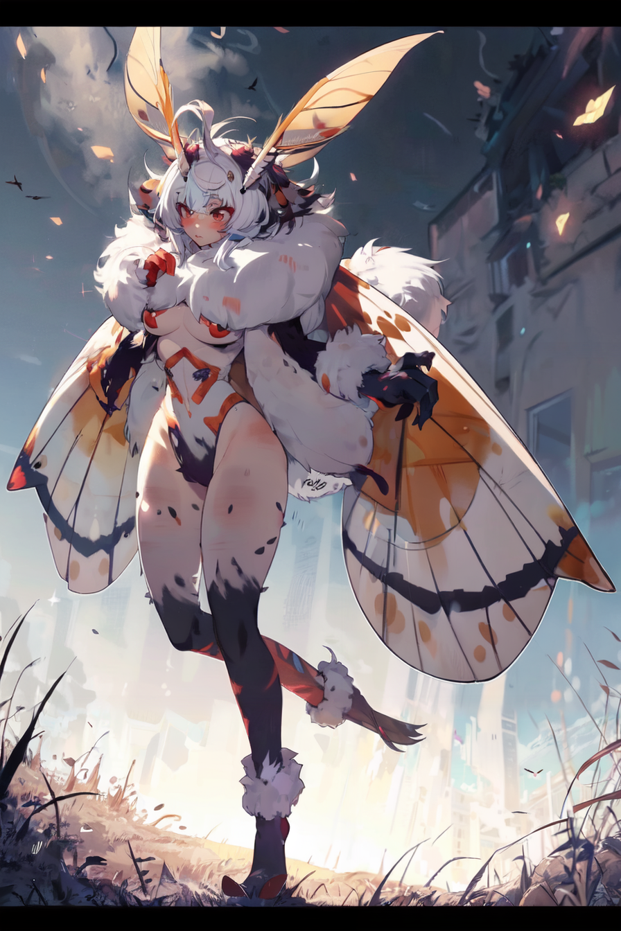 AI Art: Moth Girl por @Morphic Galaxy | PixAI