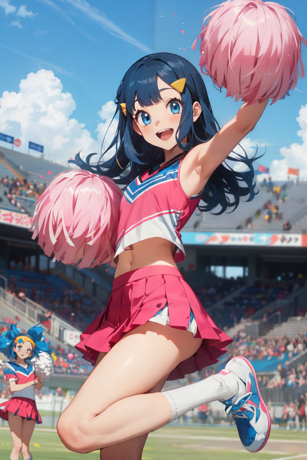 AI Art: Pokémon Dawn (Cheerleader) by @紳士 | PixAI