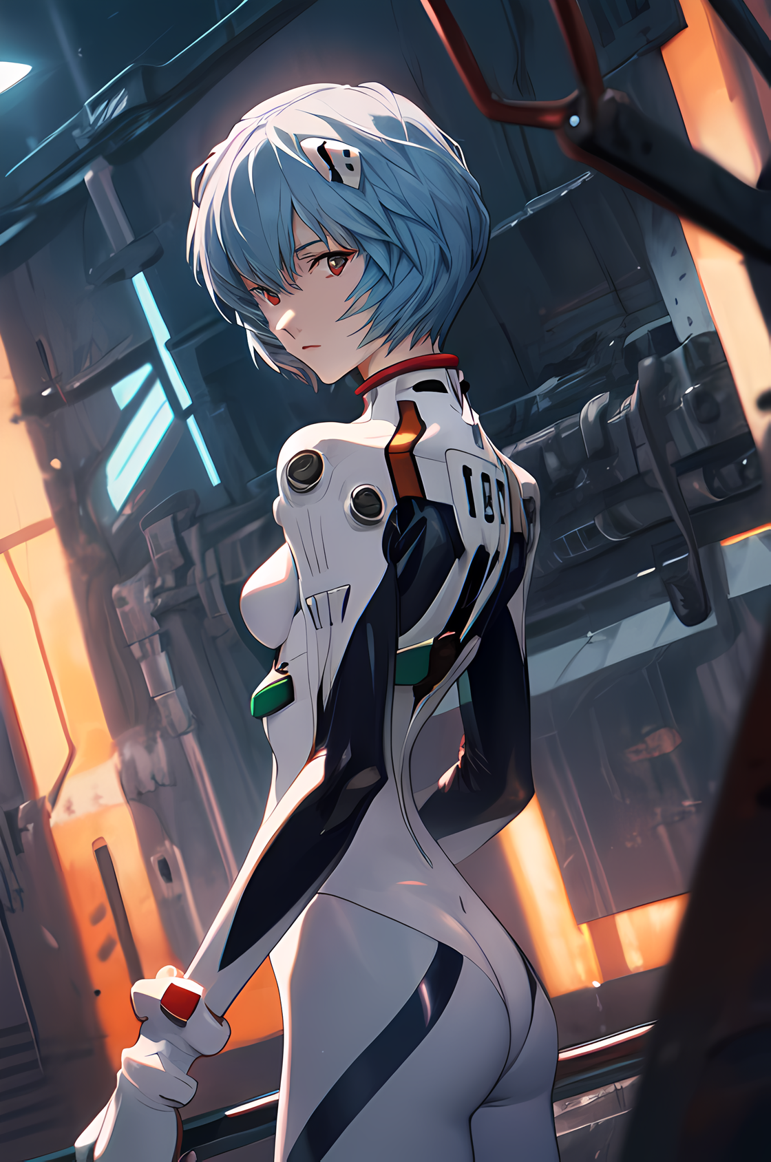 AI Art: Ayanami Rei (Evangelion) by @TMG | PixAI