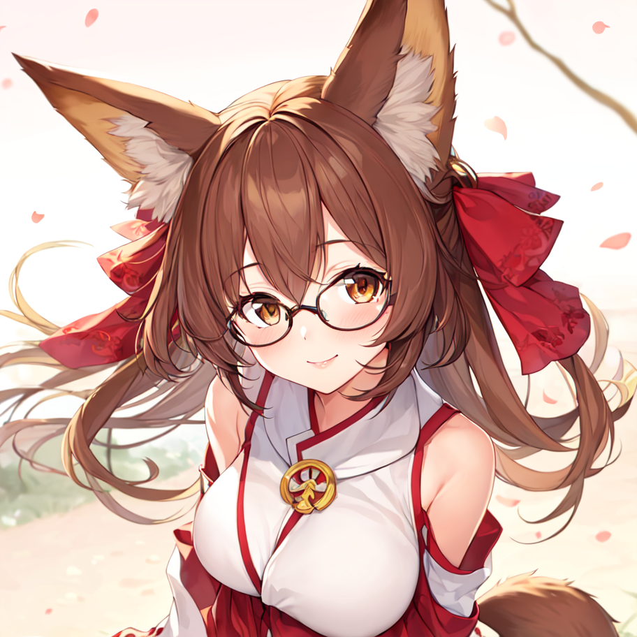 AI Art: cute foxgirl by @Anonymous | PixAI