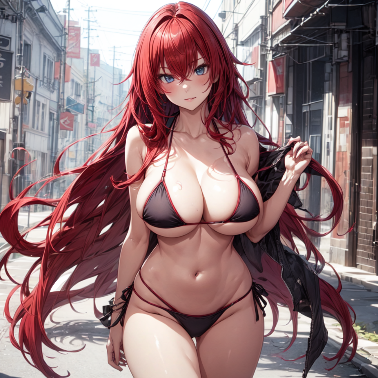 AI 아트: Rias Gremory 작성자: @monique ivy | PixAI