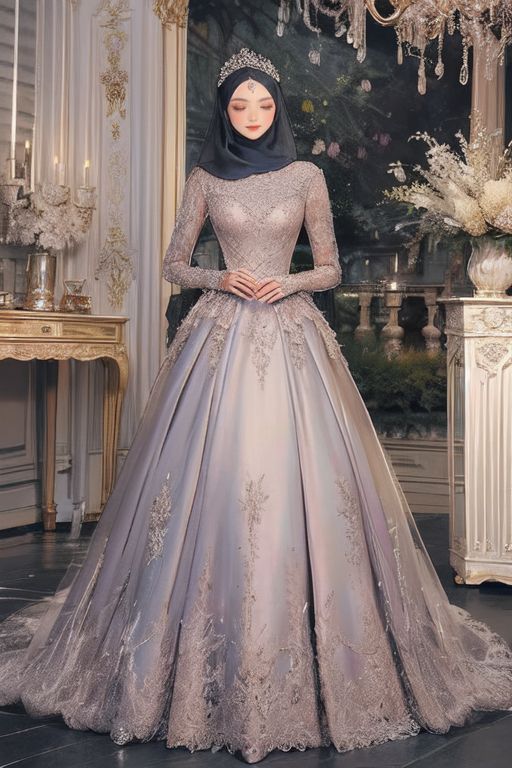 Princess dress muslimah best sale