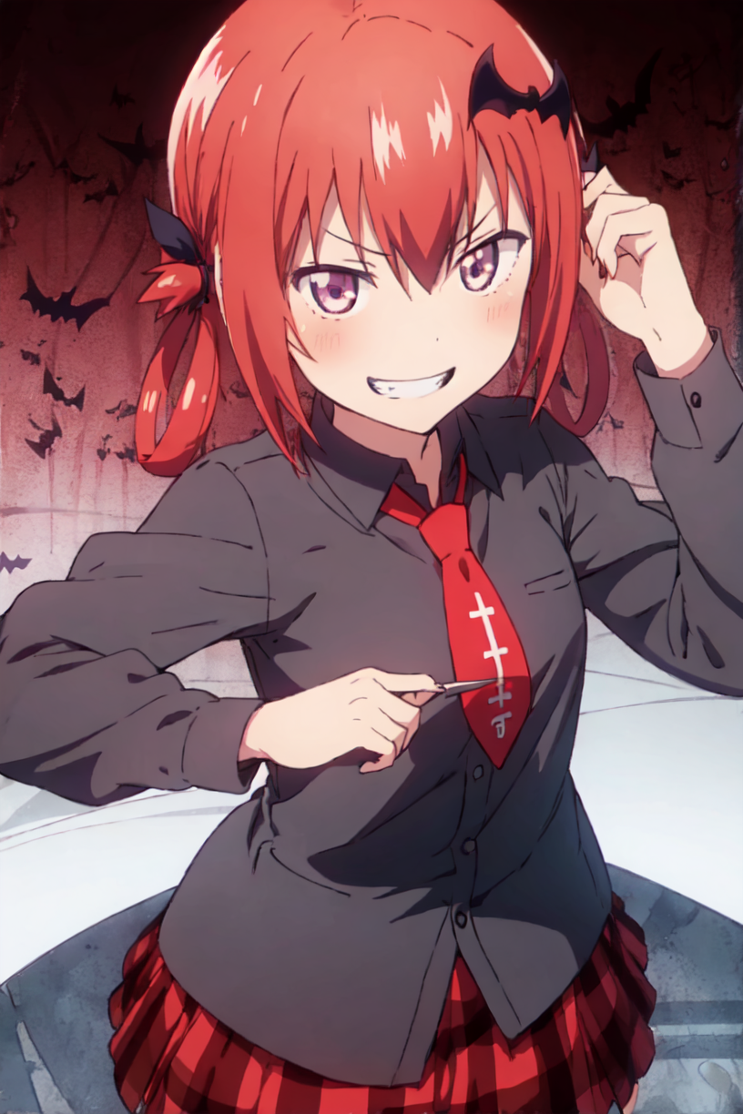 AIイラスト: Satanichia McDowell Kurumizawa (Gabriel DropOut) 作者 @吹雪 | PixAI