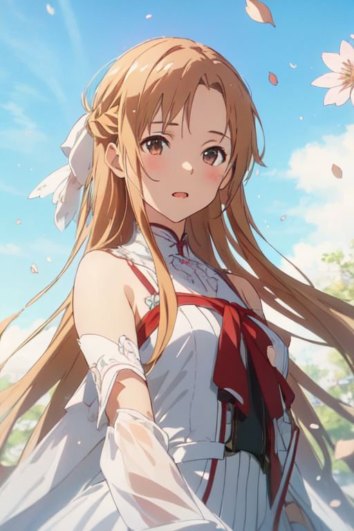 AI Art: Yuuki Asuna by @Phi