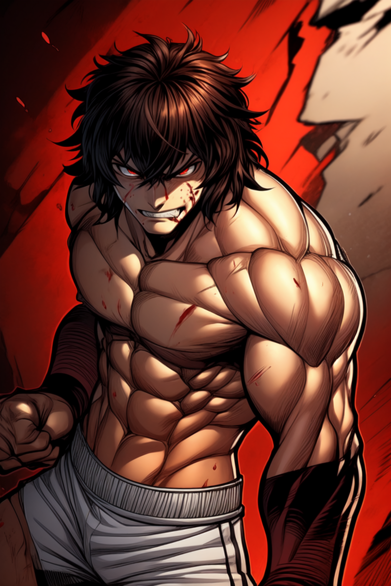 AI Art: tokita ohma kengan ashura solanes ai art by @Terry Bogard 78 | PixAI