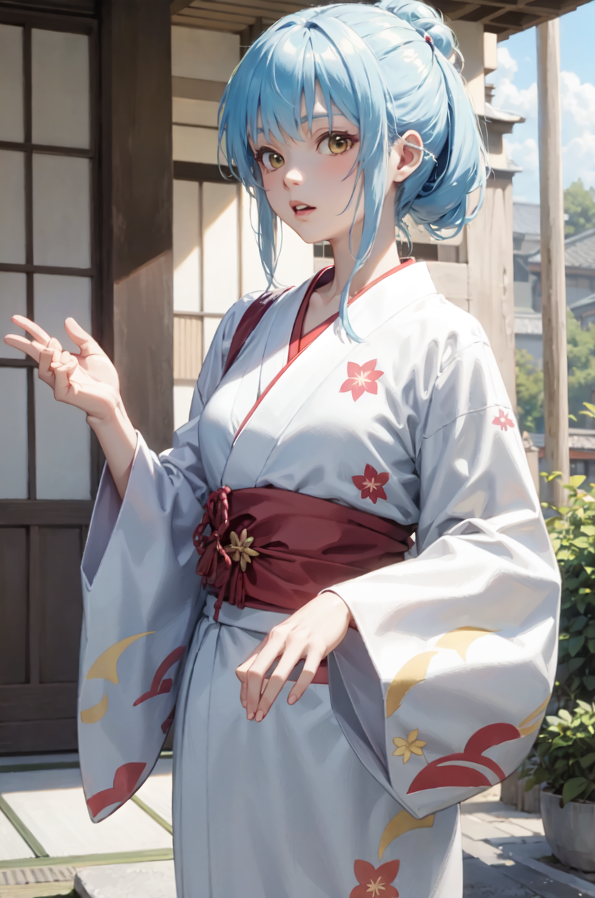 AI Art: Rimuru Tempest Yukata by @Zo#4269 | PixAI