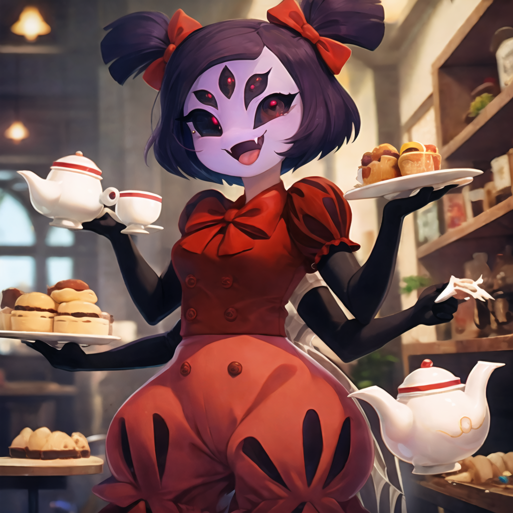 AI Art LoRA Model: Muffet [Undertale] | PixAI