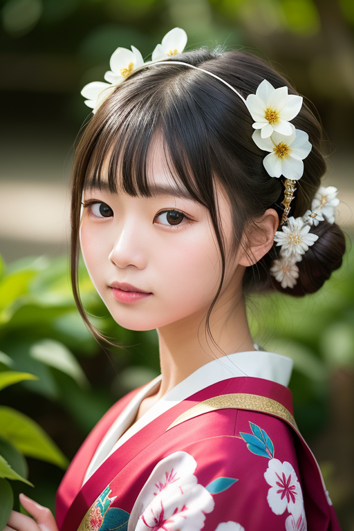 AI Art: kimono girl by @edwinwin 70747 | PixAI