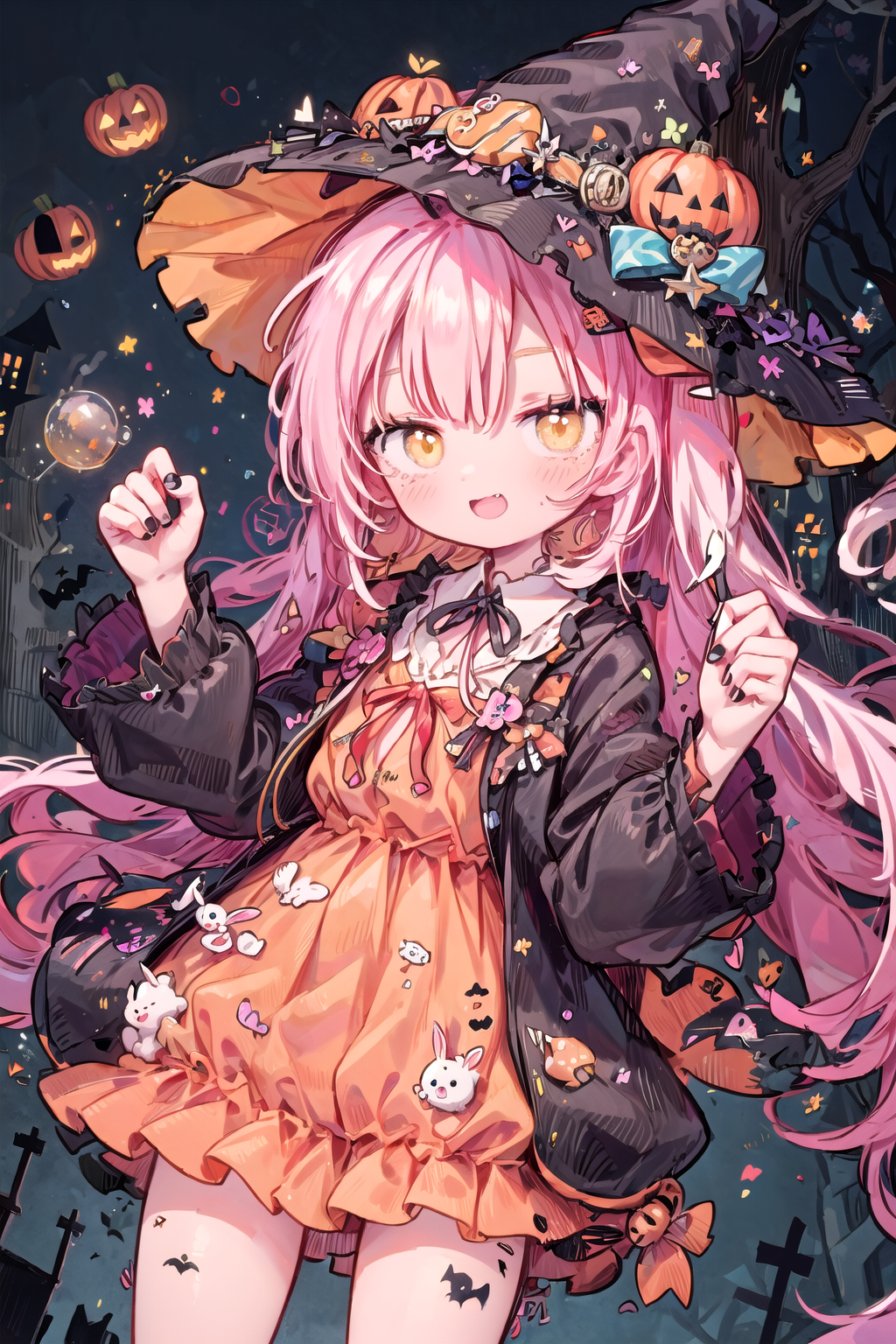 AI Art: Bunny Girl Witch by @verushi | PixAI