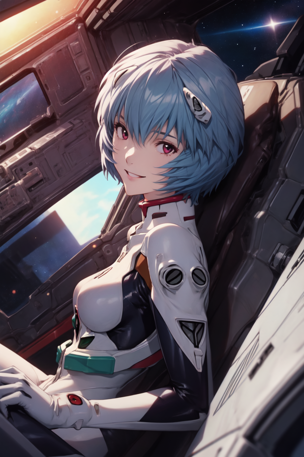 AI Art: Ayanami Rei (Evangelion) by @TMG | PixAI