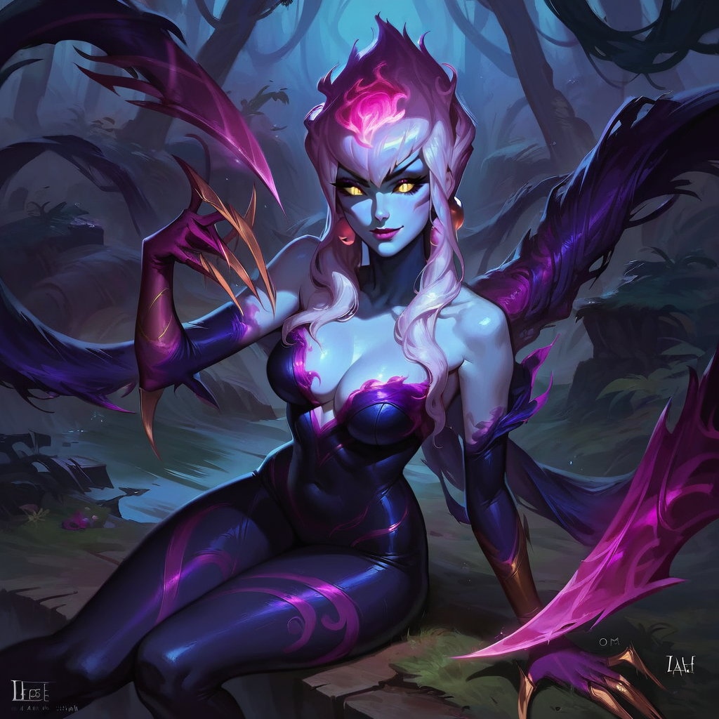 AI Art: Evelynn - League of Legends by @∆T | PixAI