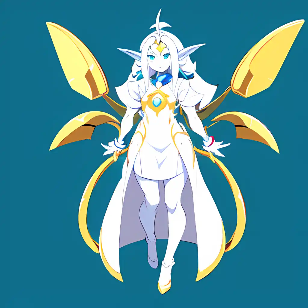 Arte AI: Cra (Goddess) - Wakfu por @Stark