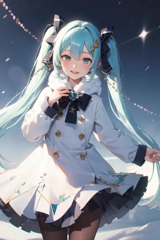 Arte AI: Hatsune Miku por @GeoShire