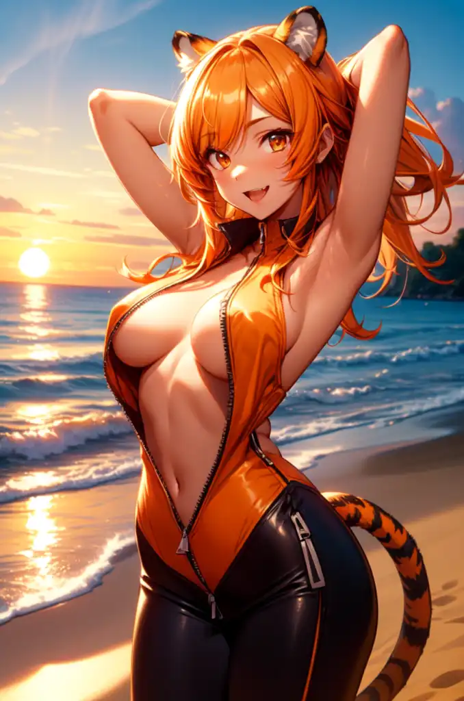 AI Art: A sexy bikini girl on beach #2 por @Butter Leo