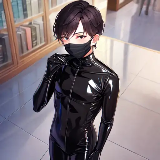 Anime male, latex body suit 4k, ful - OpenDream