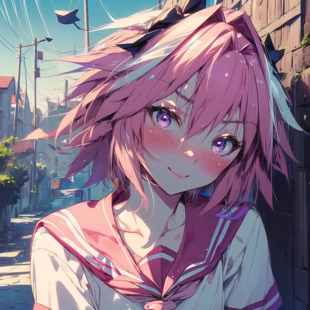 Exploring images in the style of selected image: [Astolfo teasing] | PixAI