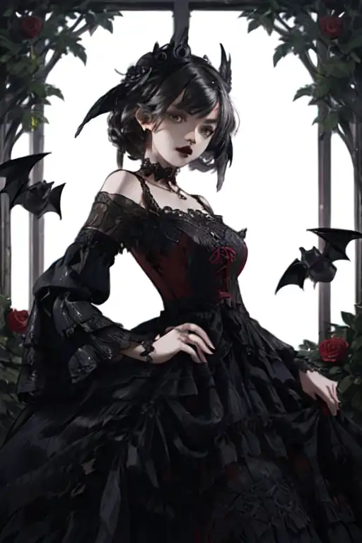 AI Art: goth girl by @goth45