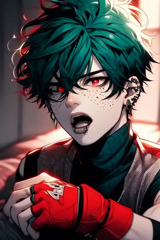 AI Art: Brennan x Deku fusion by @Eggman | PixAI