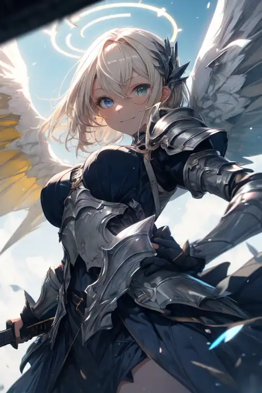 AI Art: neko angel 🎀🩷 by @lor