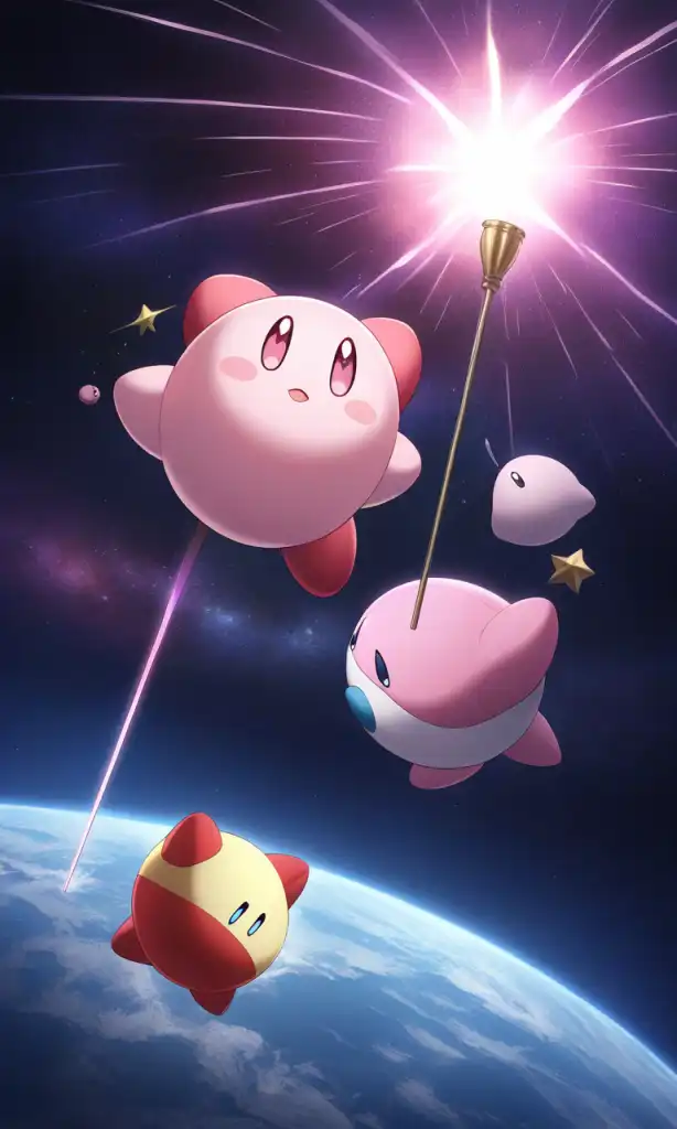 AI Art: Dark Nebula Kirby: A Cosmic Transformation by ...