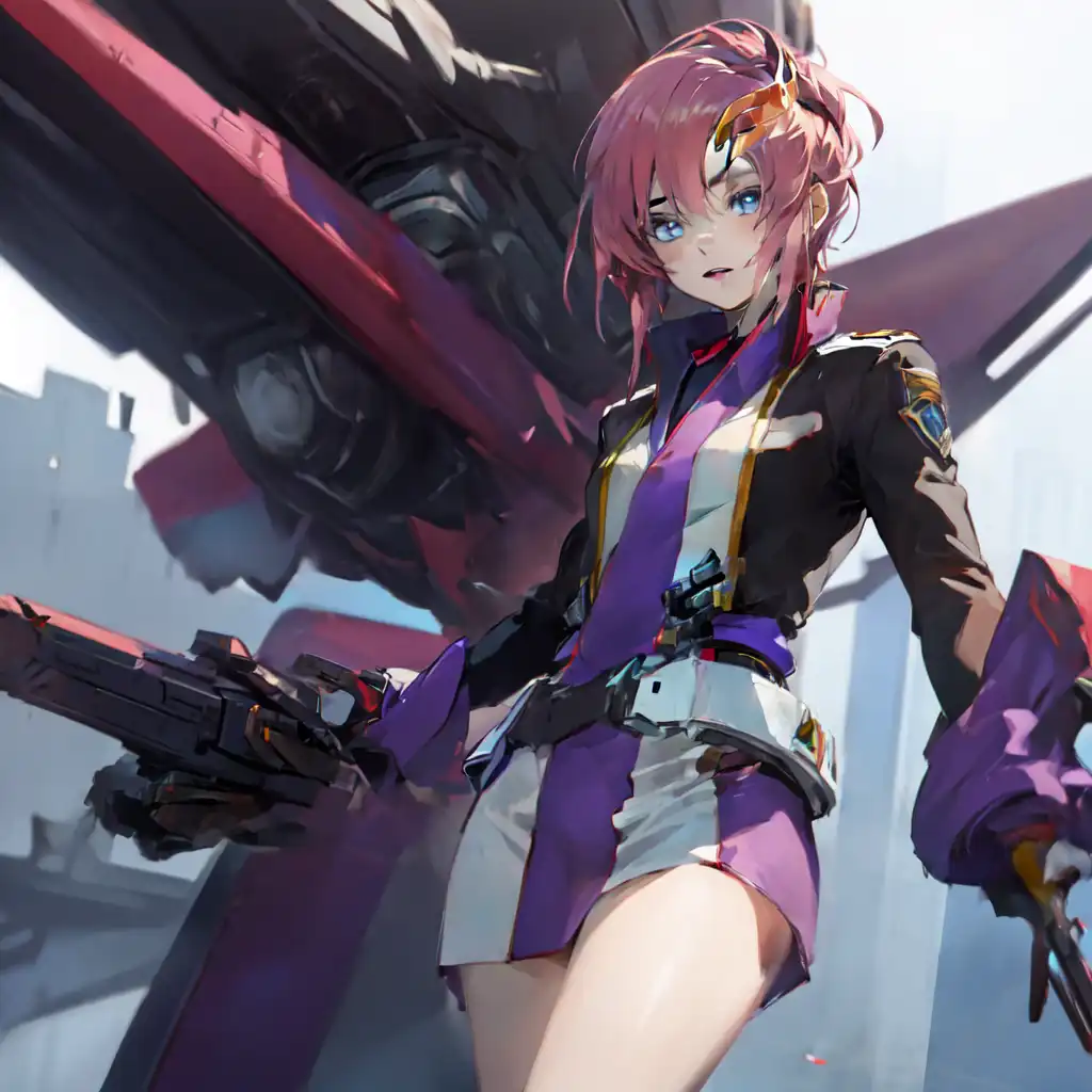 AI Art: Lacus Clyne as pilot by @Łukasz Funka | PixAI