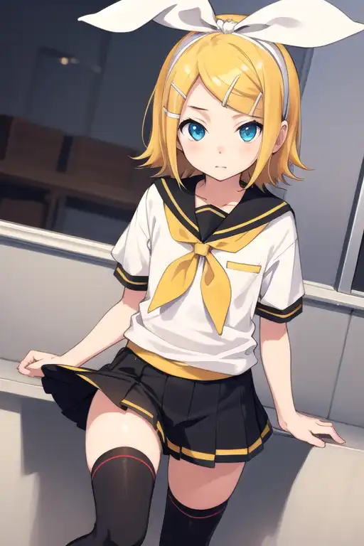 AI Art: kagamine rin von @ずんだれもん/ZundaLemon/ AI Art: kagamine rin von @ずんだれもん/ZundaLemon/