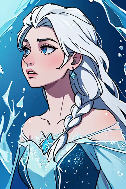 AI Art: Elsa, Frozen by @Jefferson | PixAI