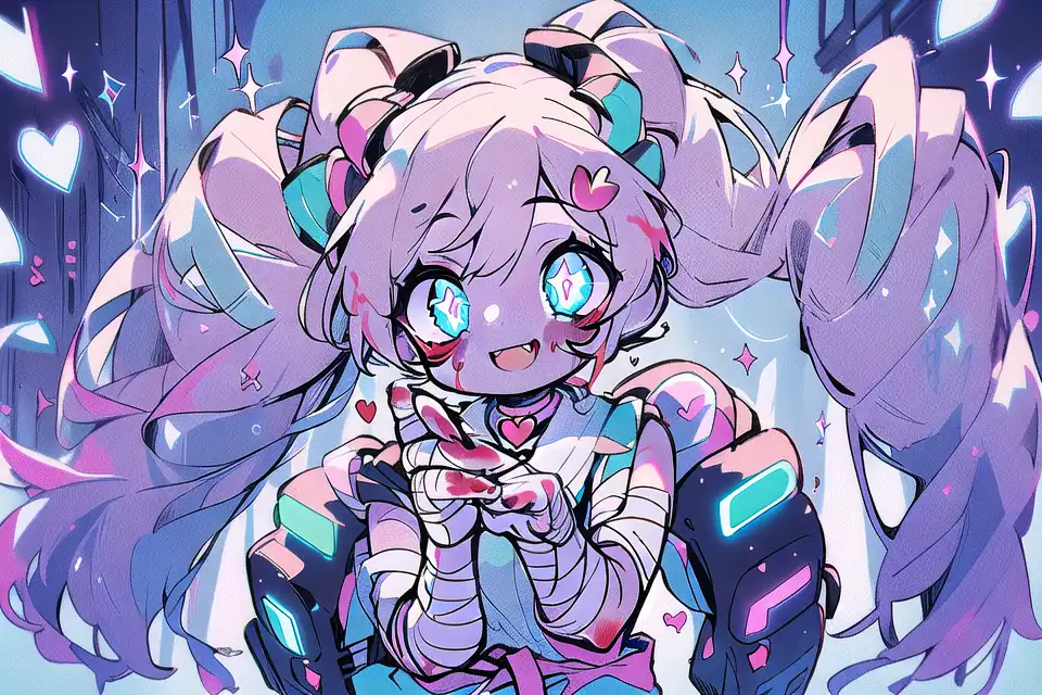Menhera Ayuri No Yamanai Onedari: Headphone Wa Hazusenai AI Art: Menhera magical girl by @xvx | PixAI