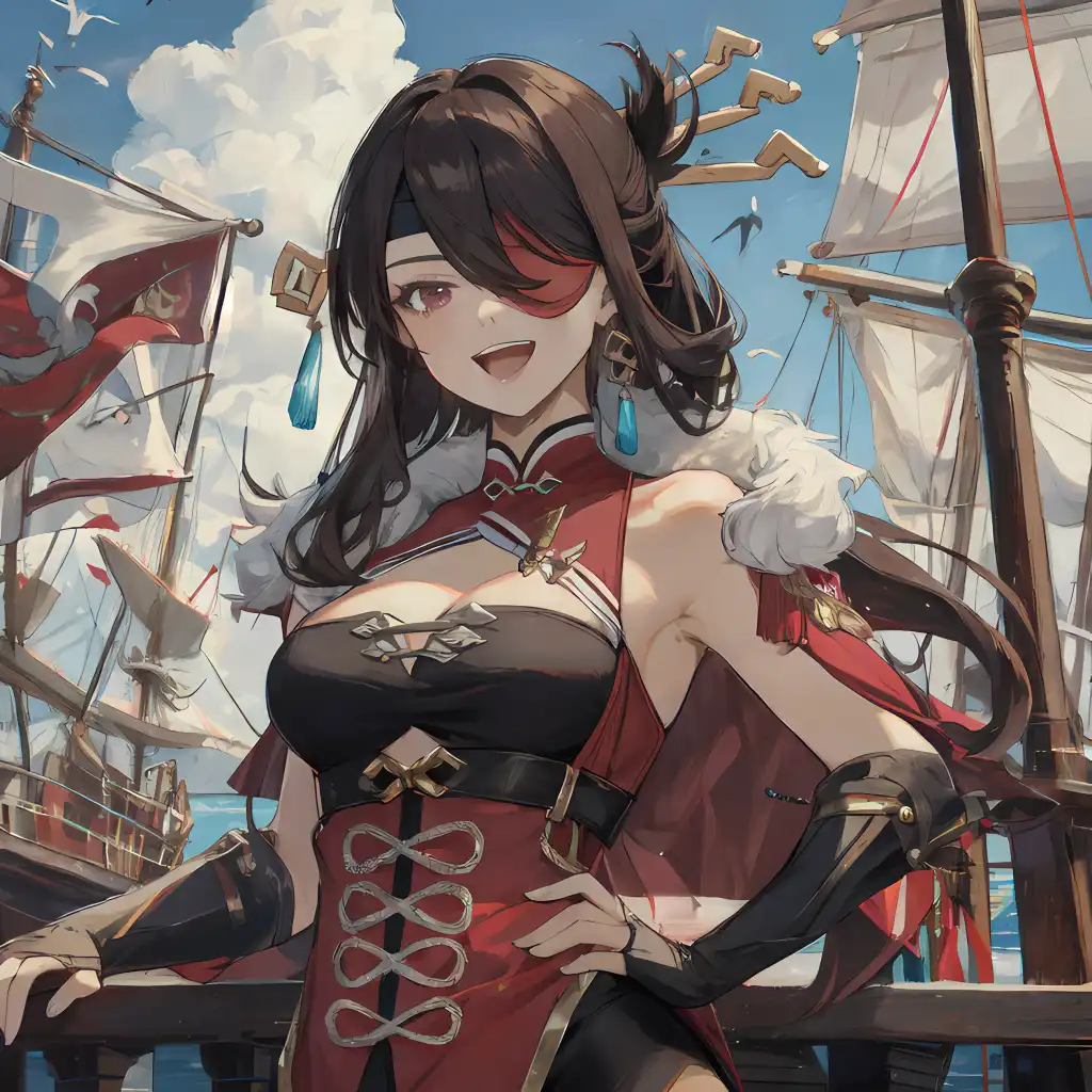 Pirate Captain Beidou. Kimeii - Illustrations ART street