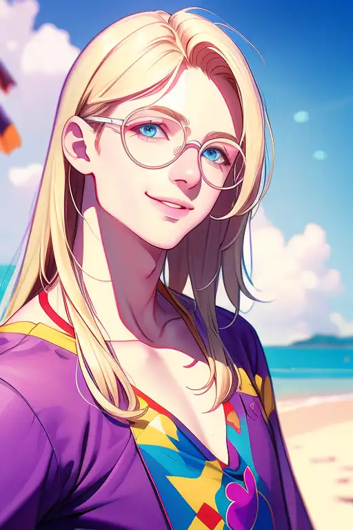 AI Art: beach avery by @krr nkts | PixAI