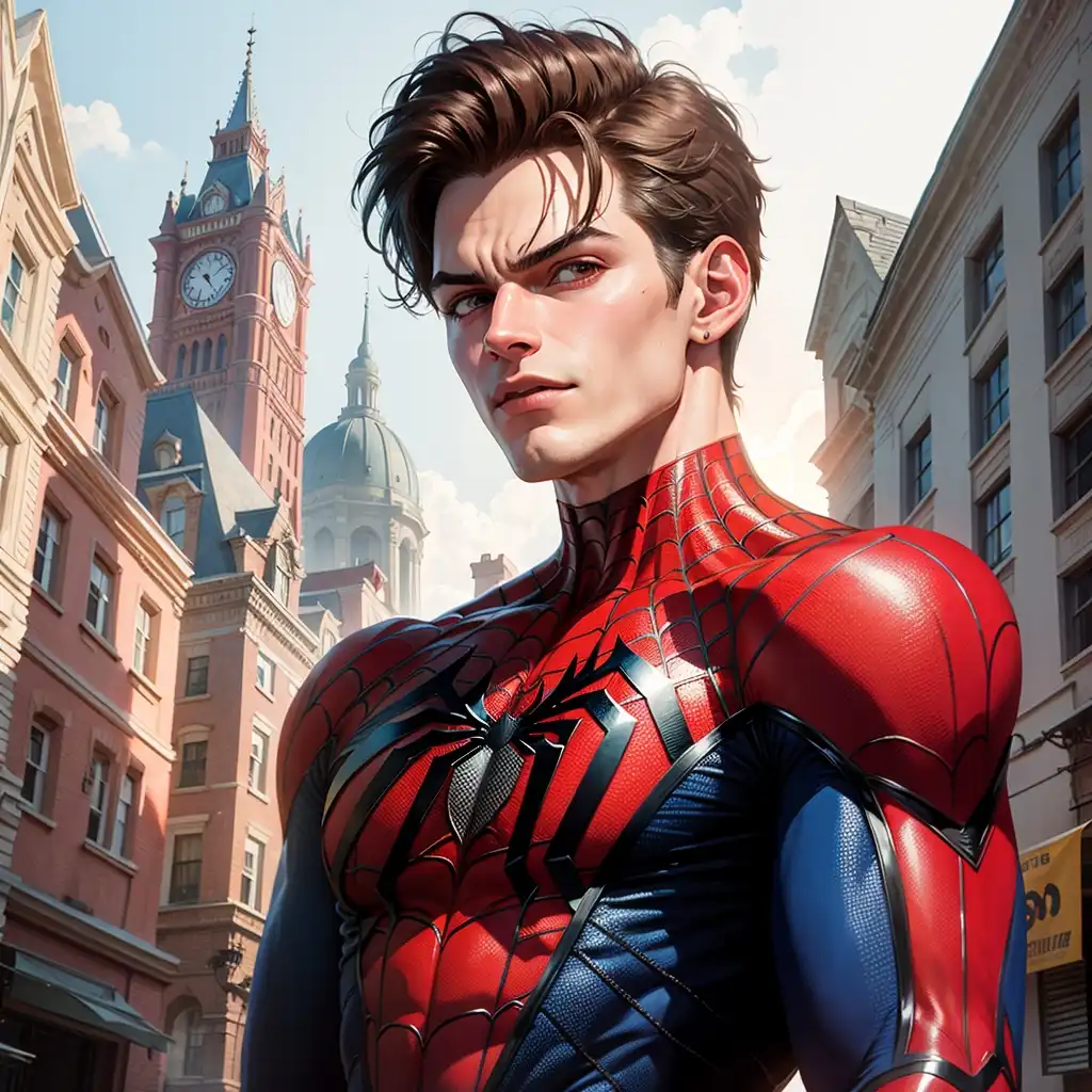 AI Art: spider-man without a mask by @Андрей Ворон | PixAI