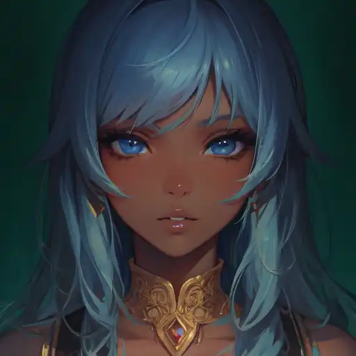 AI Art: Pouting snake girl by @Jessa Daeh