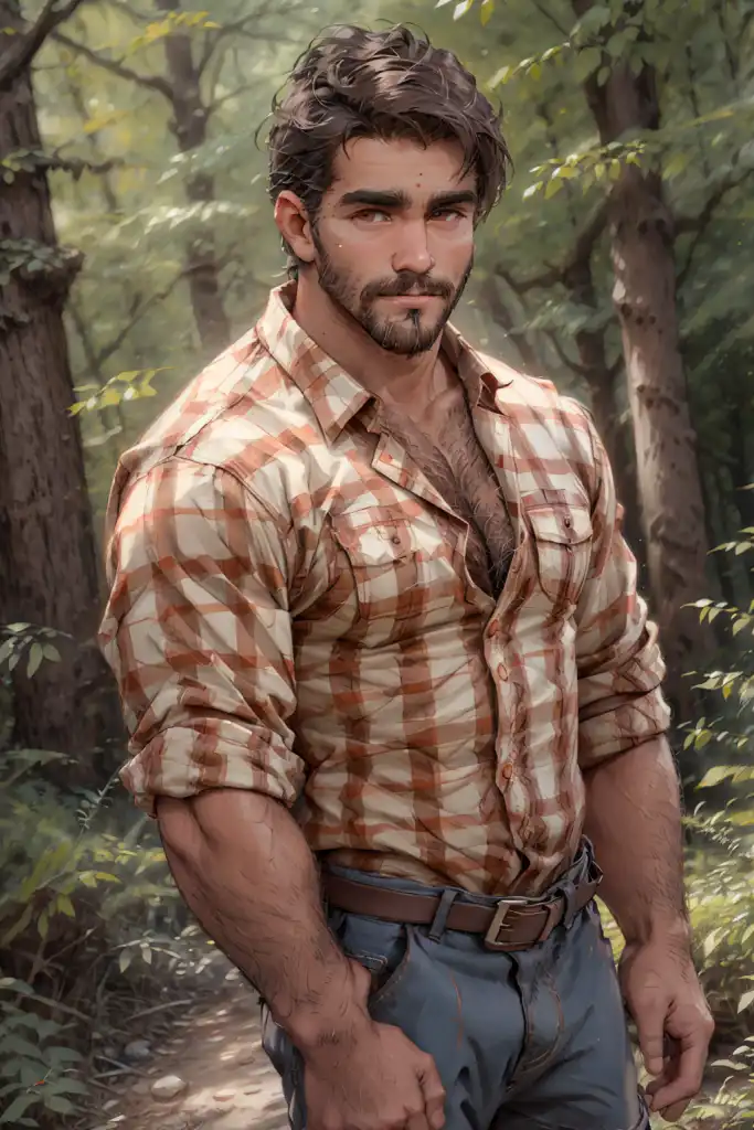 AI Art: daddy lumberjack by @Christopher | PixAI