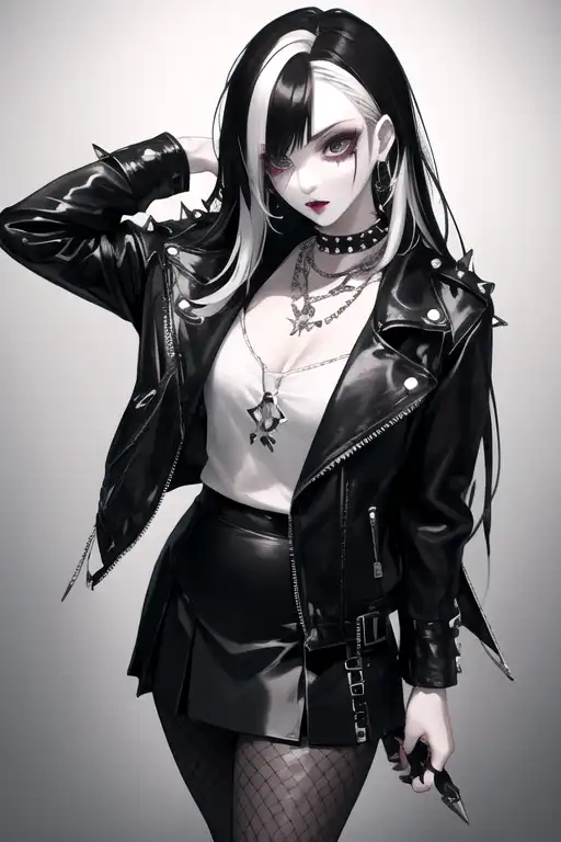 AI Art: goth girl by @goth45