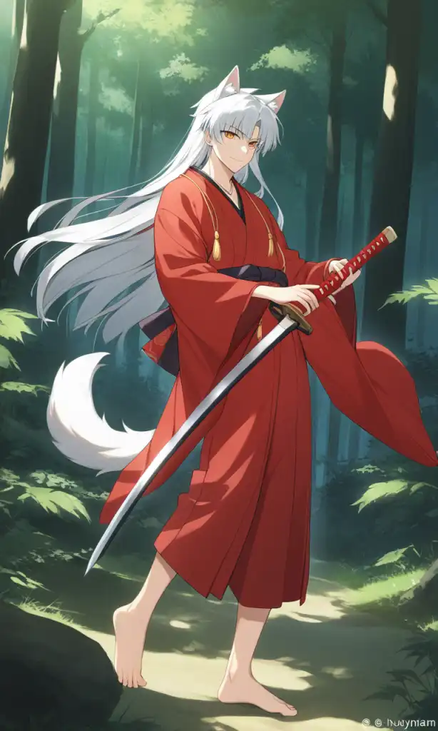 AI Art: Inuyasha: The Serene Warrior in the Forest by ...