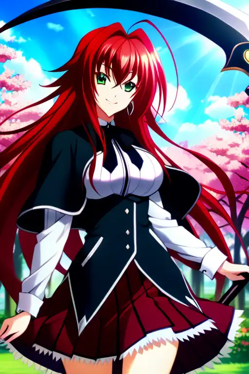 AI Art: Rias Gremory by @🖤Alisa🖤 | PixAI