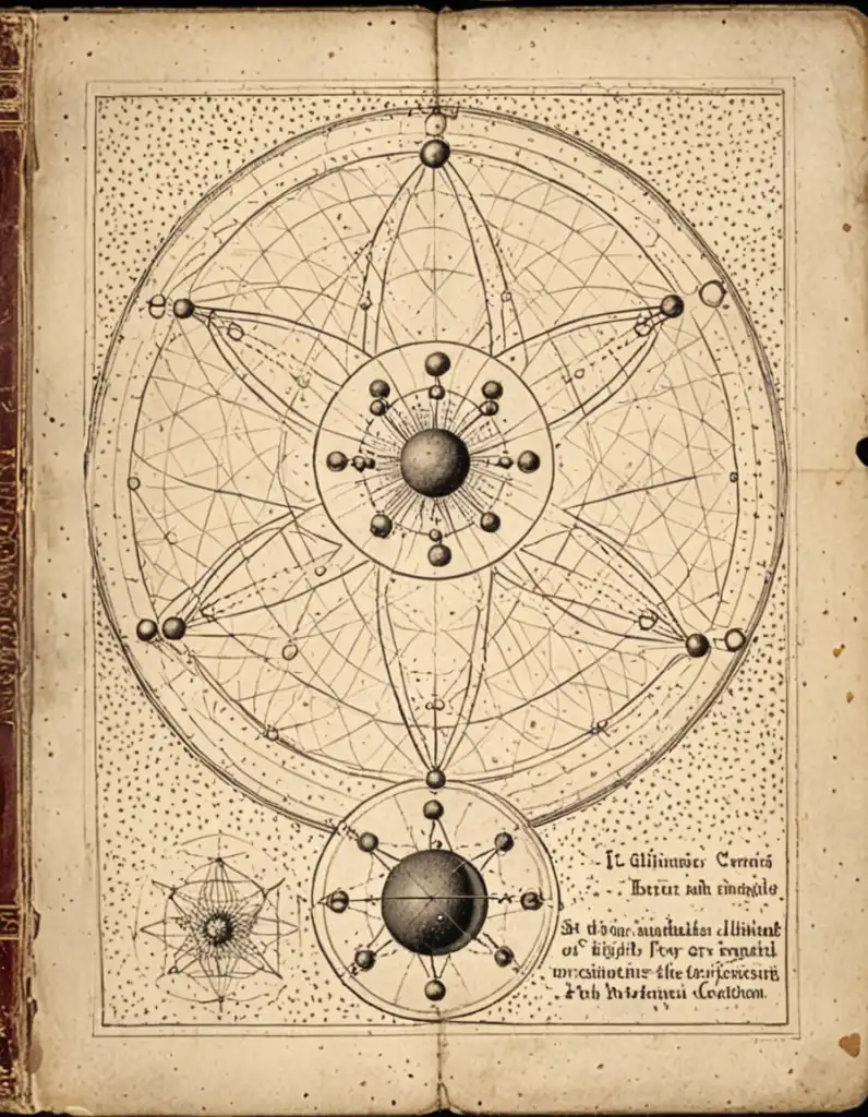 Ai art leonardo da vinci s particle physics notebook by user
