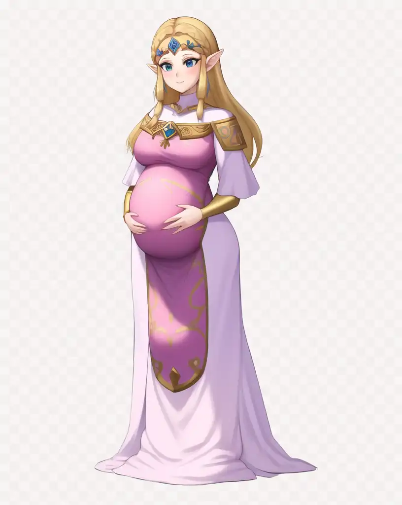 AI Art: Pregnant Zelda by @Visz Ordo | PixAI